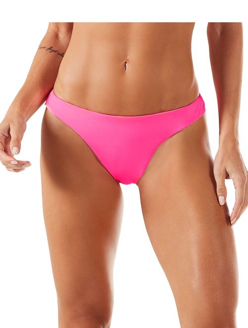 Biquíni Calcinha Média  - Rosa Neon