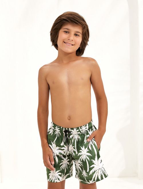 Short Praia Infantil Menino - Coqueiral