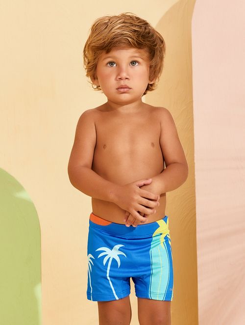 Sunga Boxer Infantil - Mar de Diversão