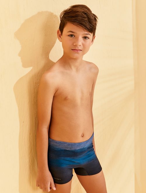 Sunga Boxer Infantil - Água
