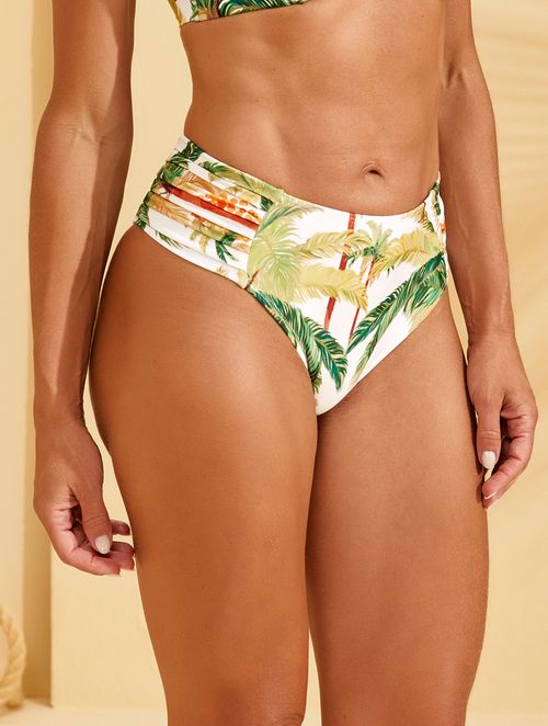 Biquíni Calcinha Grande Confortável Estampada - Palmar